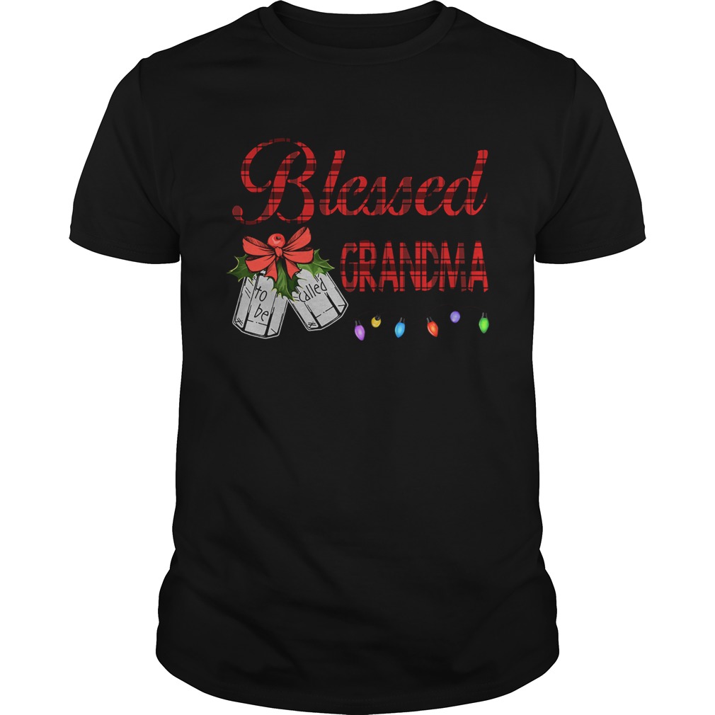Christmas Blessed To Be Called Grandma T-Shirt Christmas Blessed To Be Called Grandma T-Shirt