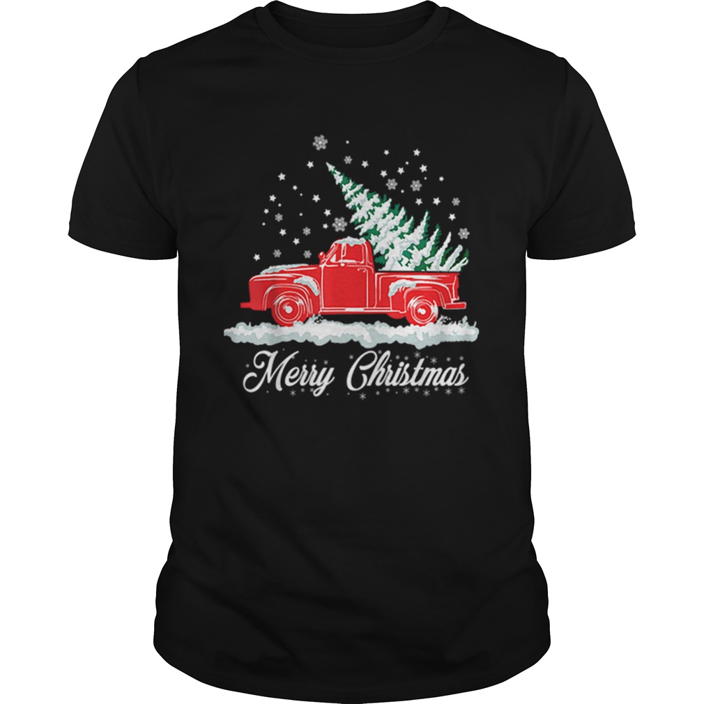 Christmas Classic Old Red Truck Classic XMAS Tree shirt Christmas Classic Old Red Truck Classic XMAS Tree shirt