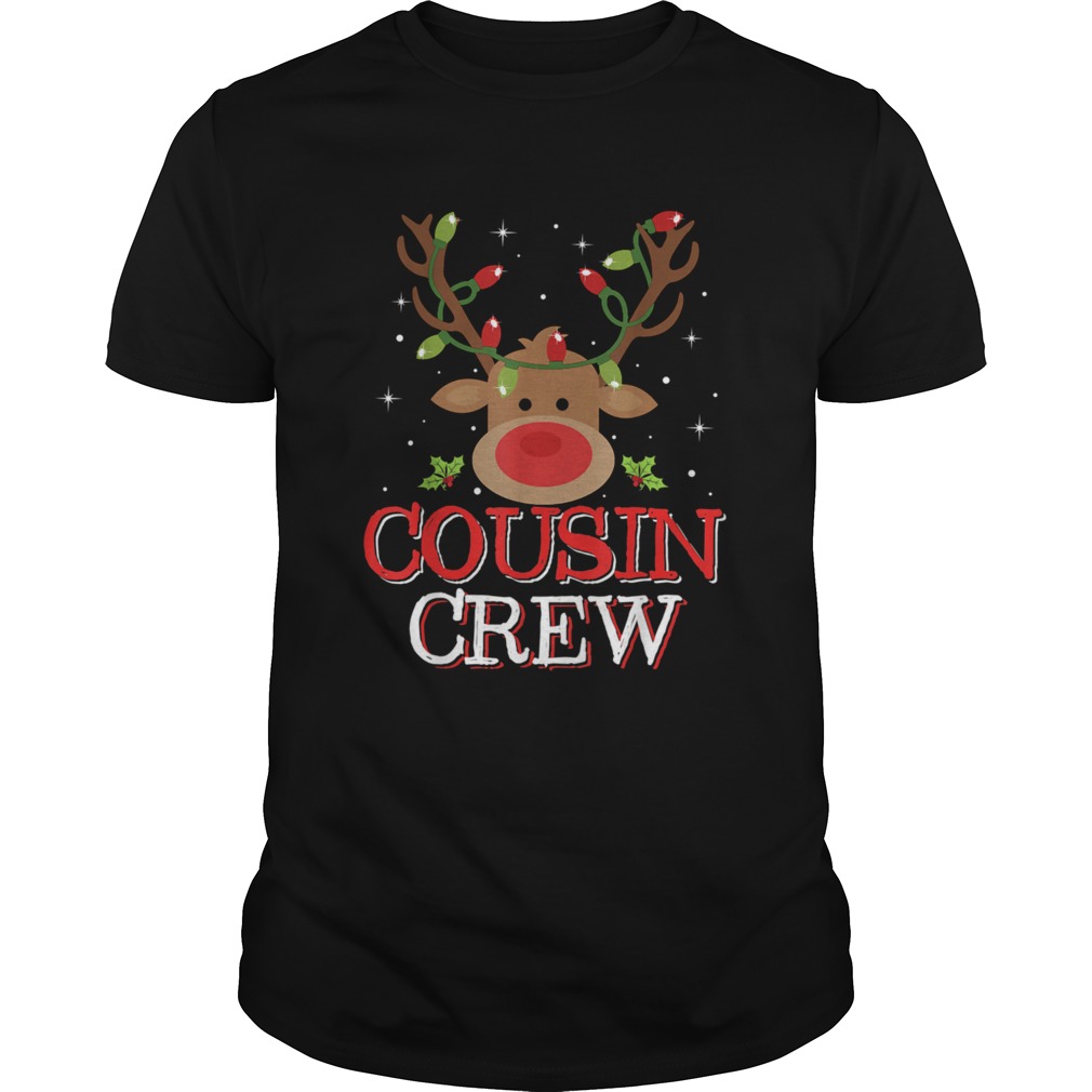 Christmas Cousin Crew Reindeer Matching Pajama shirt Christmas Cousin Crew Reindeer Matching Pajama shirt
