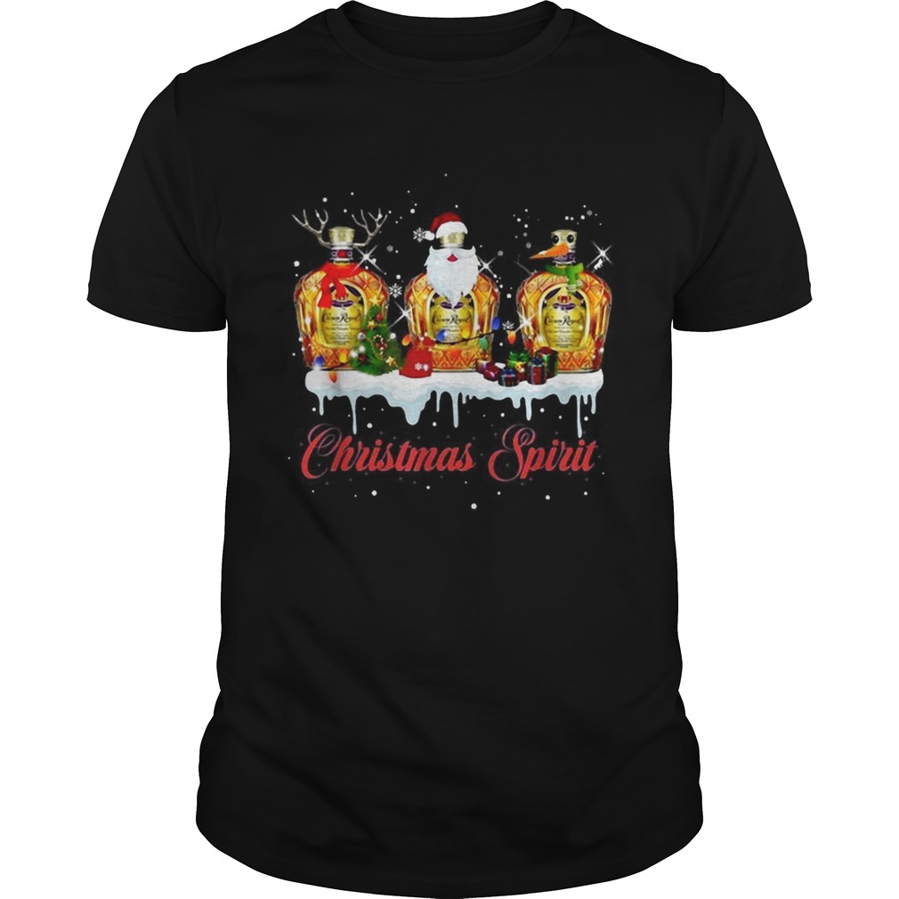 Christmas spirit Crown Royal Whisky shirt Christmas spirit Crown Royal Whisky shirt