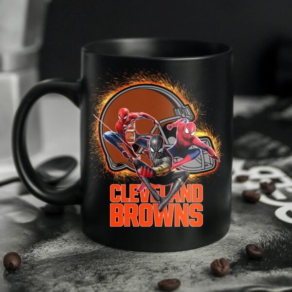 Cleveland Browns Spider Man No Way Home Mug