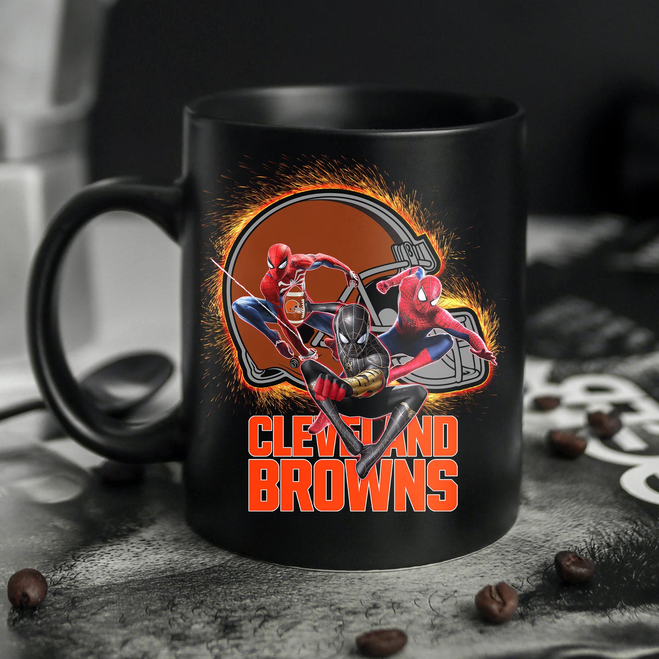Cleveland Browns Spider Man No Way Home Mug Cleveland Browns Spider Man No Way Home Mug