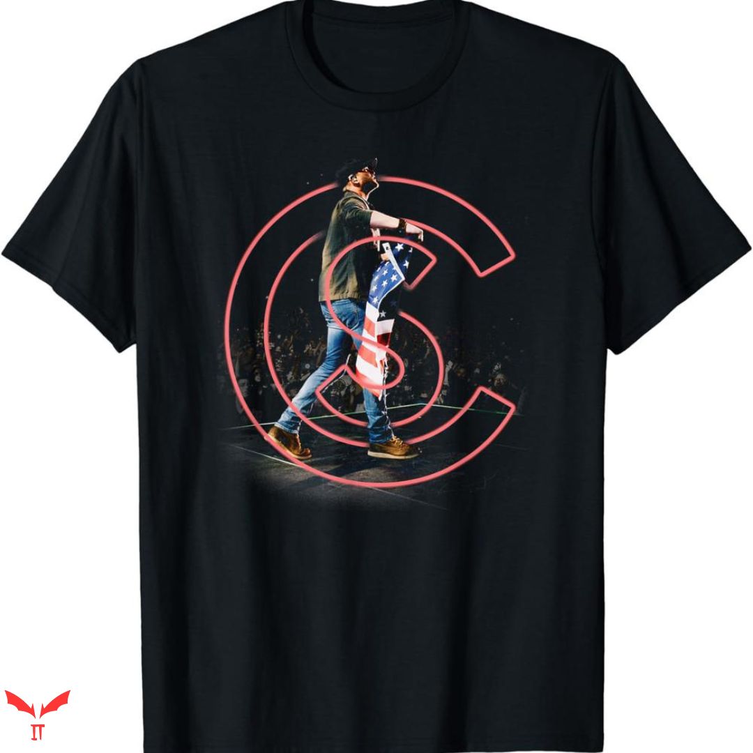 Cole Swindell T-shirt Flag Tour Cole Swindell T-shirt Flag Tour