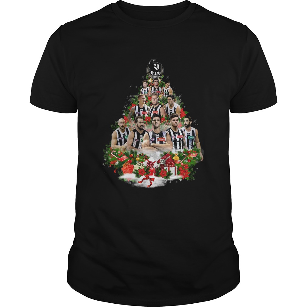 Collingwood player christmas tree shirt Collingwood player christmas tree shirt