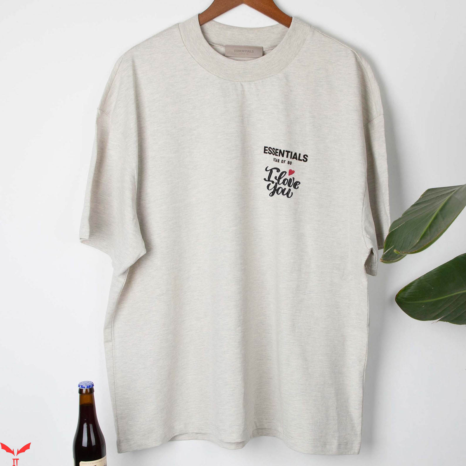 Cream Essentials T-Shirt I Love You Shirt Trending Cream Essentials T-Shirt I Love You Shirt Trending