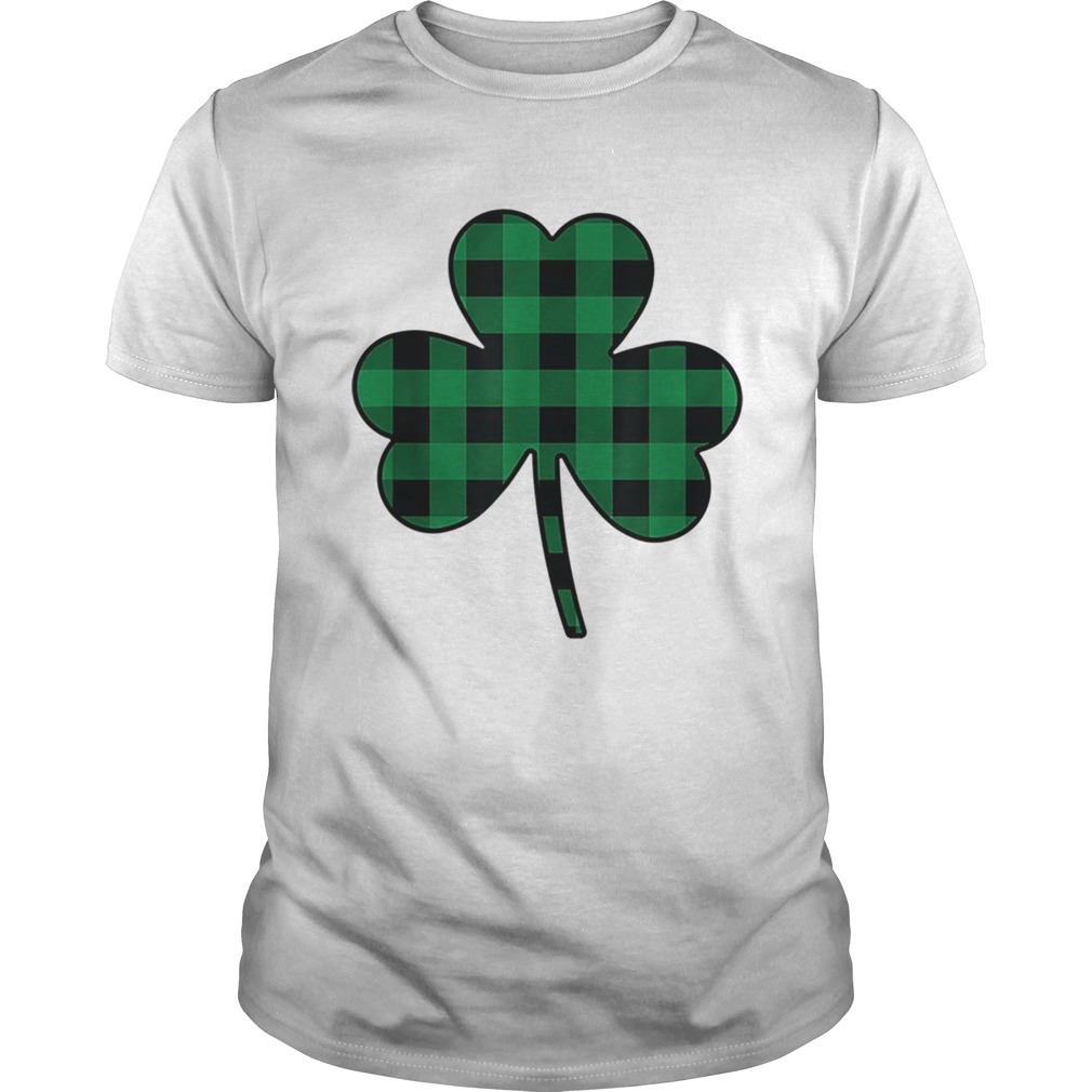 Cute Green Buffalo Plaid Shamrock St Patricks Day shirt Cute Green Buffalo Plaid Shamrock St Patricks Day shirt