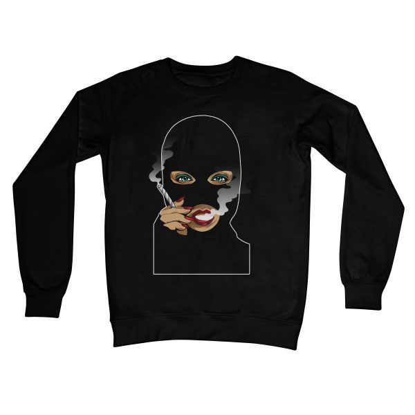 DONT KILL MY VIBE MASKED Crew Neck Sweatshirt
