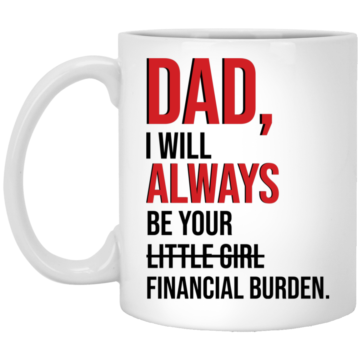 Dad I will always be your little girl financial burden Dad I will always be your little girl financial burden