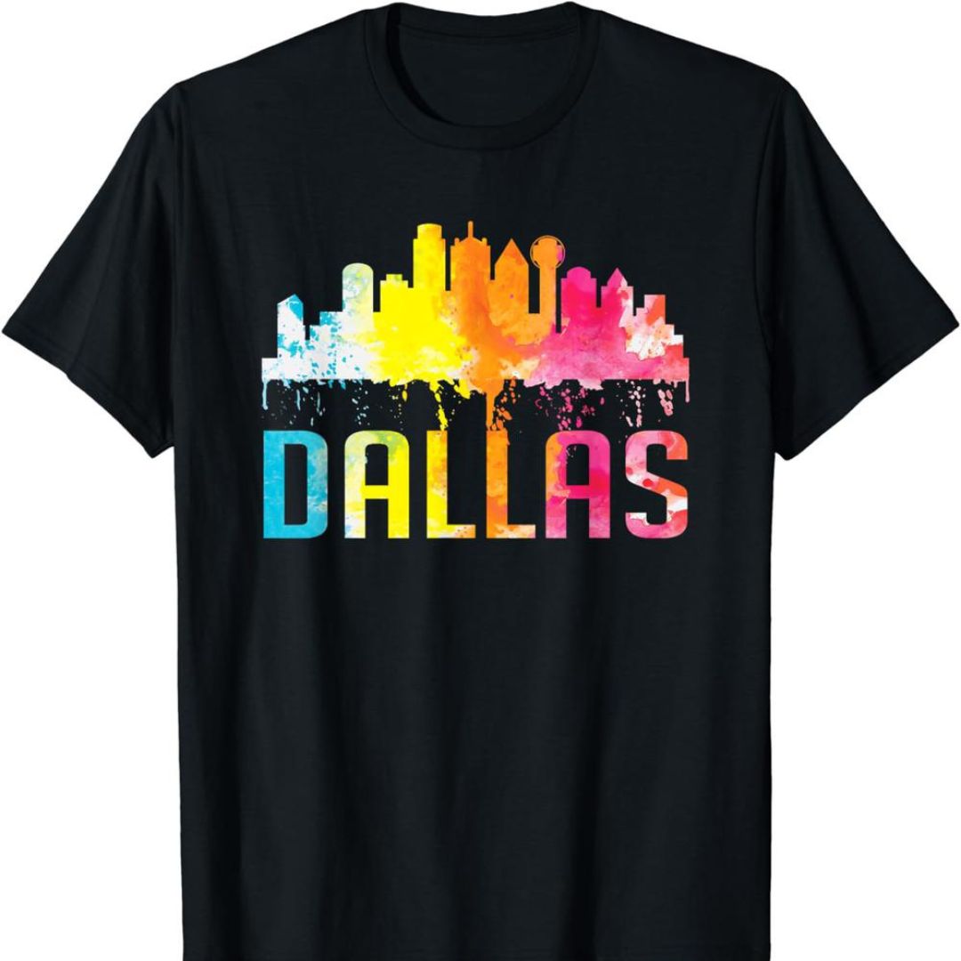 Dallas Cowboys T-shirt Colorful Dallas Cowboys T-shirt Colorful
