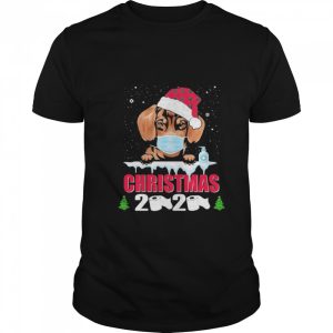 Daschund Santa Christmas 2020 shirt