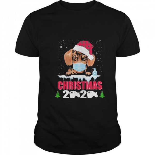 Daschund Santa Christmas 2020 shirt