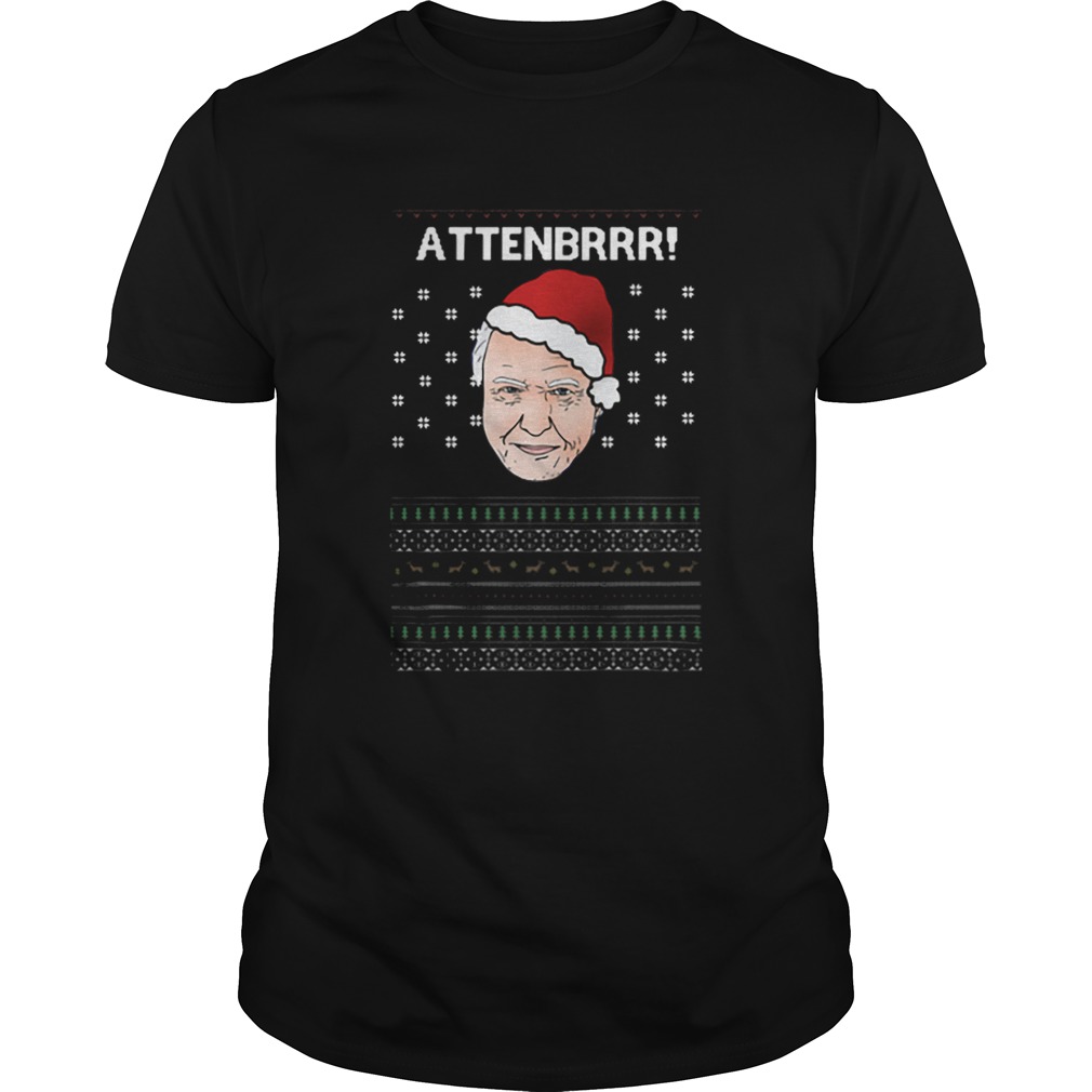 David Attenborough Attenbrrr ugly christmas shirt David Attenborough Attenbrrr ugly christmas shirt