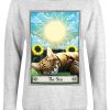 Deadly Tarot Felis The Sun Ladies Grey Sweatshirt