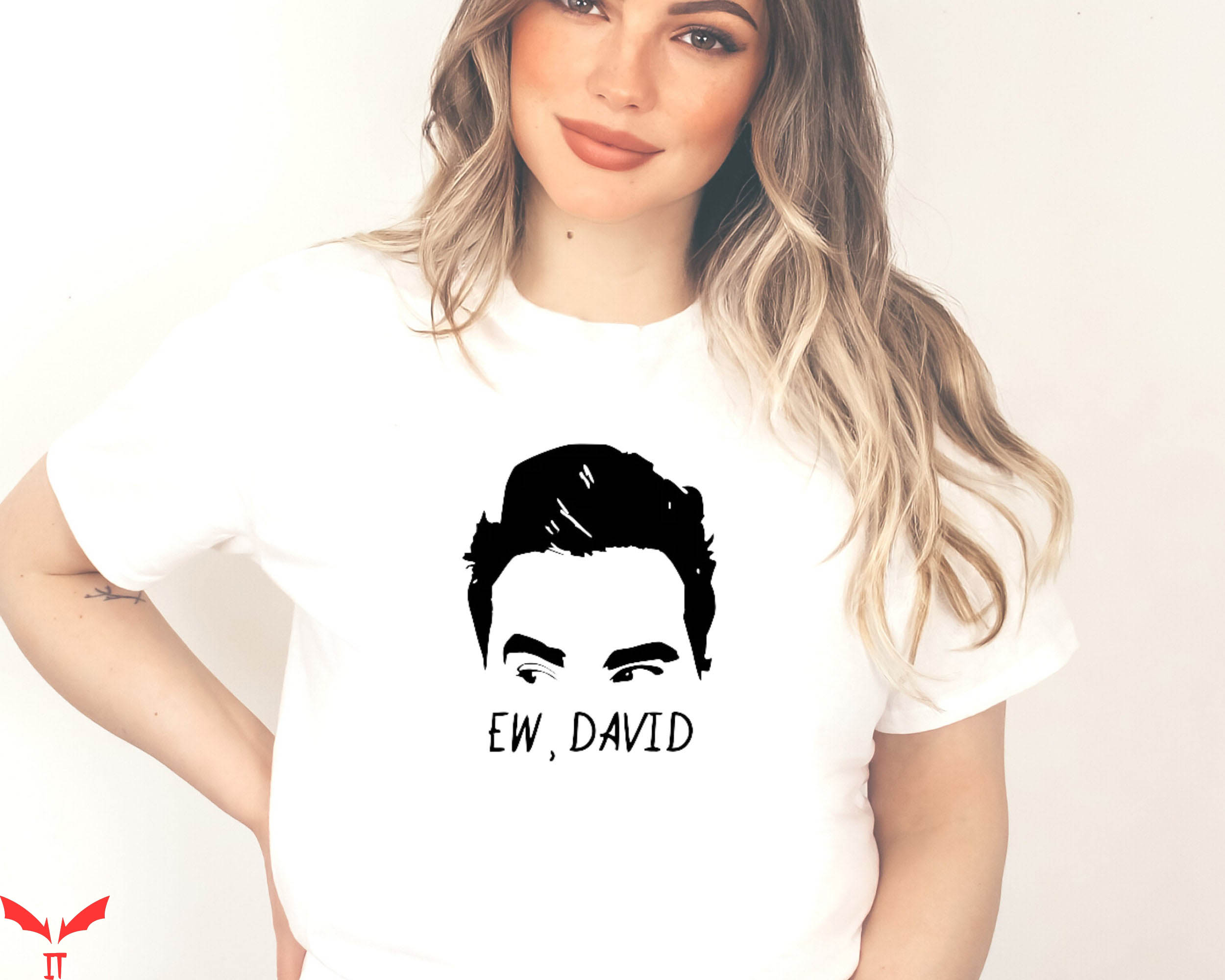 Dear David T-Shirt Ew David Cursive Funny Schitt's Creek Dear David T-Shirt Ew David Cursive Funny Schitt's Creek