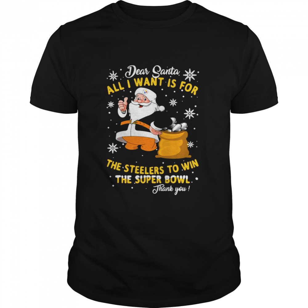 Dear Santa all I want is for the Kansas City Chiefs to win the super bowl thank you Christmas shirt Dear Santa all I want is for the Kansas City Chiefs to win the super bowl thank you Christmas shirt