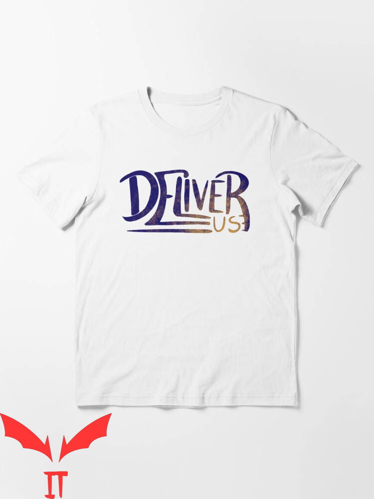 Deliver Us T-Shirt Classsic Logo Words Magical Halloween Deliver Us T-Shirt Classsic Logo Words Magical Halloween