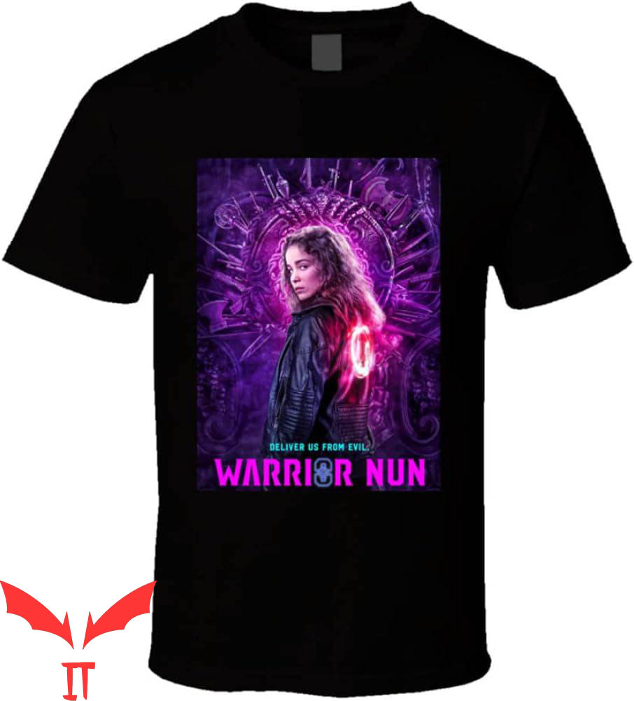 Deliver Us T-Shirt Warrior Nun Deliver Us From Evil TV Show Deliver Us T-Shirt Warrior Nun Deliver Us From Evil TV Show