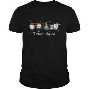 Dental Squad Elf Santa Reindeer Merry Christmas shirt