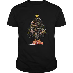 Dinosaur Christmas Tree shirt