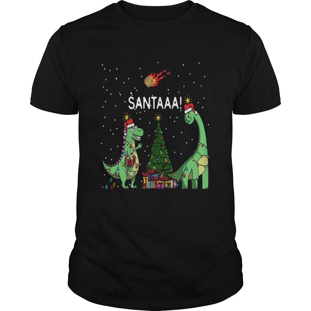 Dinosaur Santa Christmas Tree shirt Dinosaur Santa Christmas Tree shirt