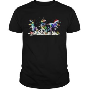 Dinosaur T-rex Christmas shirt