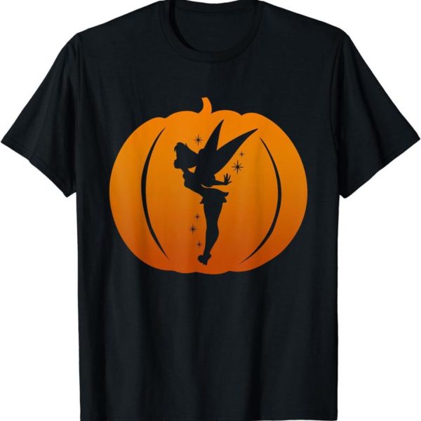 Disney Halloween T-shirt Tinker Bell Pumpkin