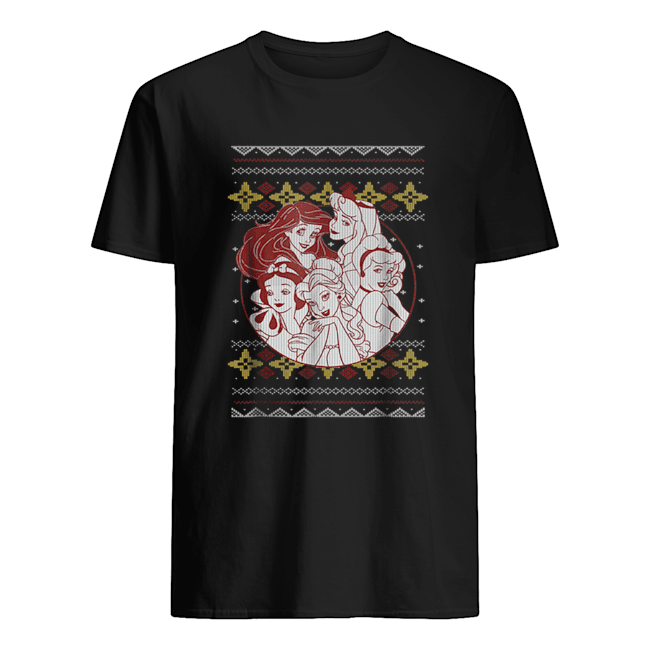 Disney Princess Circle Group Shot Ugly Christmas shirt Disney Princess Circle Group Shot Ugly Christmas shirt