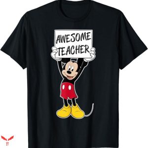 Disney Teacher T-shirt Mickey Awesome