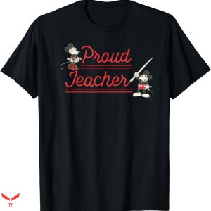 Disney Teacher T-shirt Proud Micky
