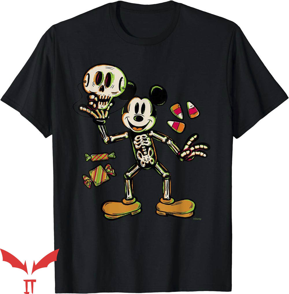 Disney Vacation T-Shirt Mickey Mouse Skeleton Halloween Tee