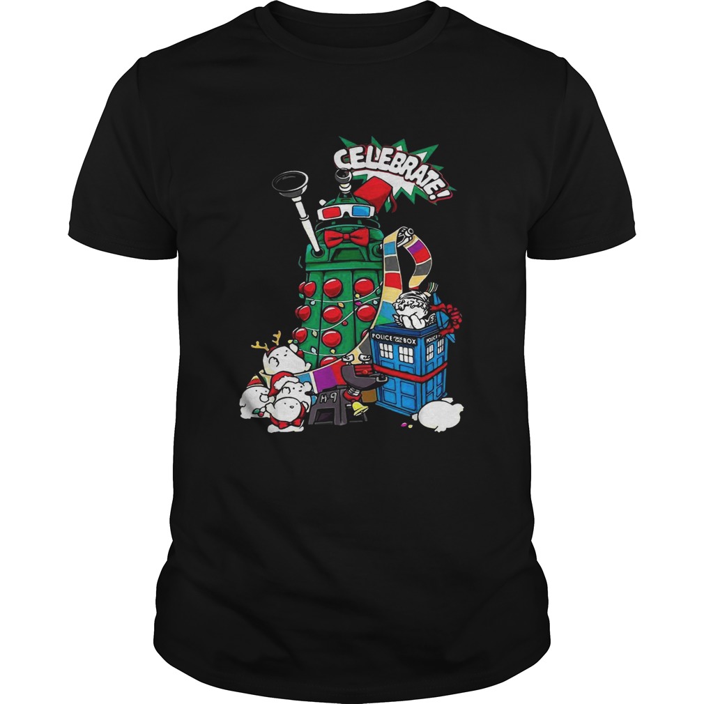Doctor Who celebrate Christmas shirt Doctor Who celebrate Christmas shirt