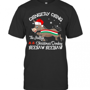 Dominick The Christmas Donkey Italian Christmas Donkey T-Shirt
