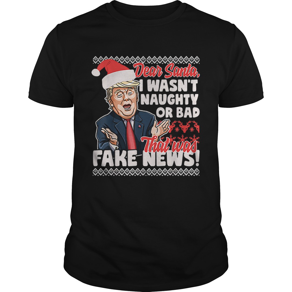 Donald Trump Fake News Ugly Christmas shirt Donald Trump Fake News Ugly Christmas shirt