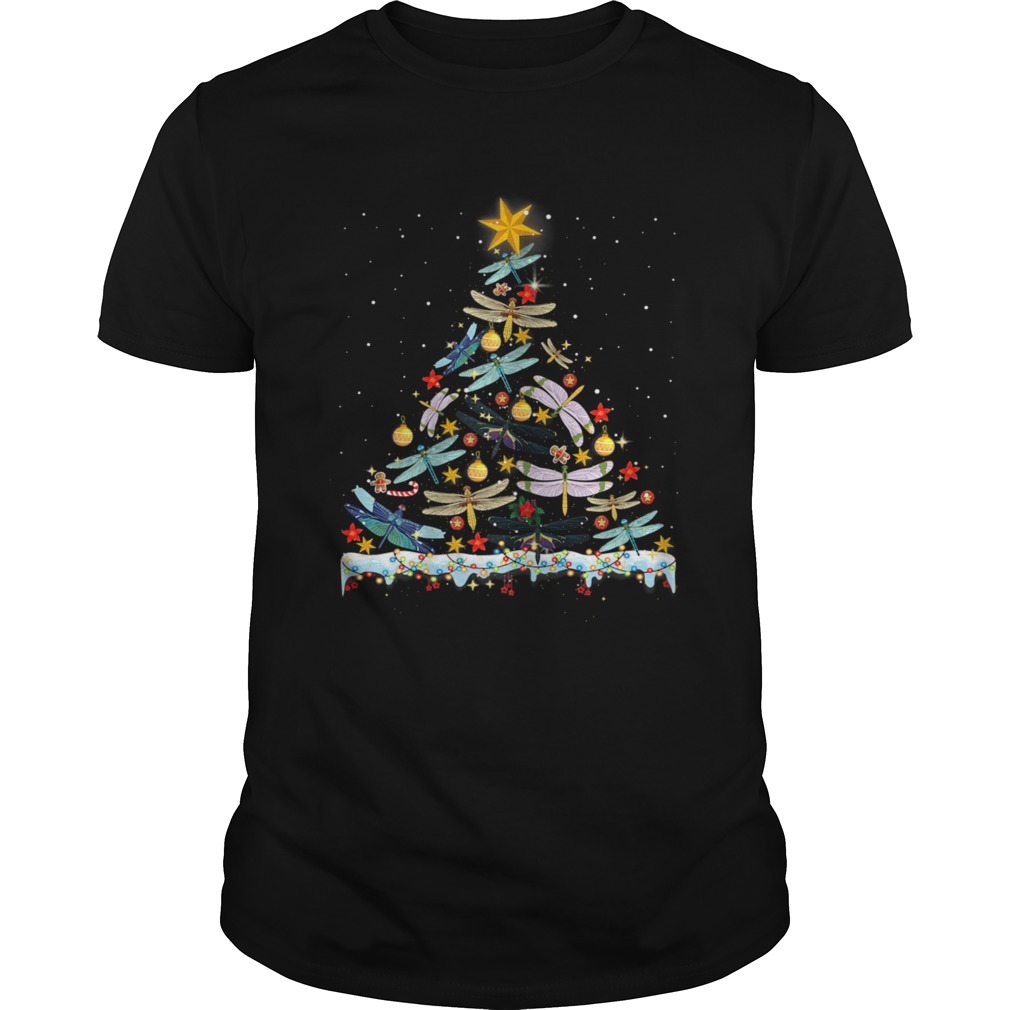 Dragonfly Bird Xmas Tree Lights Swarm Nymph Ugly Christmas shirt Dragonfly Bird Xmas Tree Lights Swarm Nymph Ugly Christmas shirt