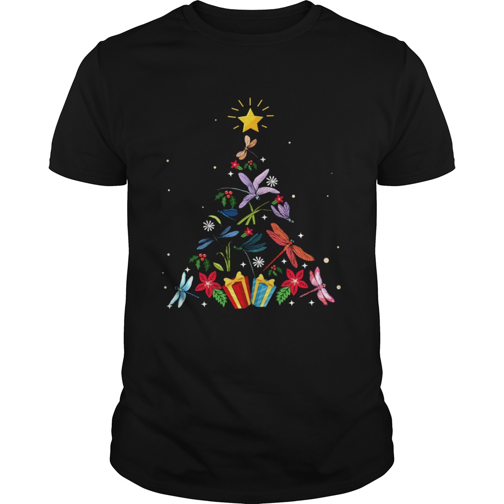 Dragonfly Christmas Tree Xmas Lover Gifts shirt Dragonfly Christmas Tree Xmas Lover Gifts shirt