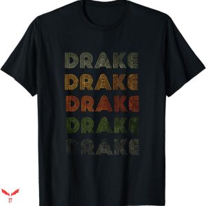 Drake T-shirt Retro Style