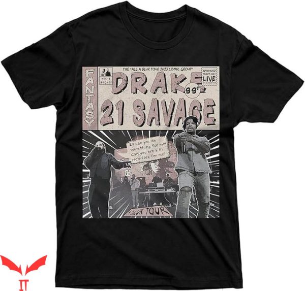 Drake Take Care T-Shirt Ablur Tour Tee Shirt Music