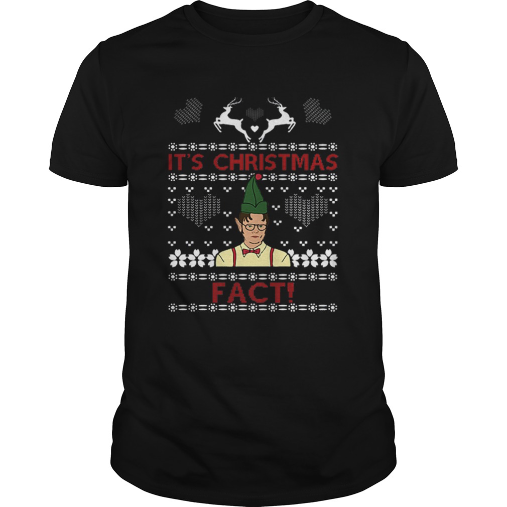 Dwight Schrute Its Christmas Fact Ugly Christmas shirt Dwight Schrute Its Christmas Fact Ugly Christmas shirt