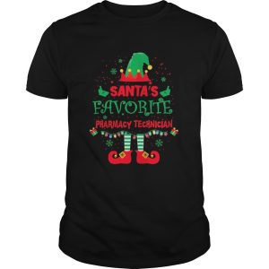 ELF Santas Favorite Pharmacy Technician Merry Christmas shirt