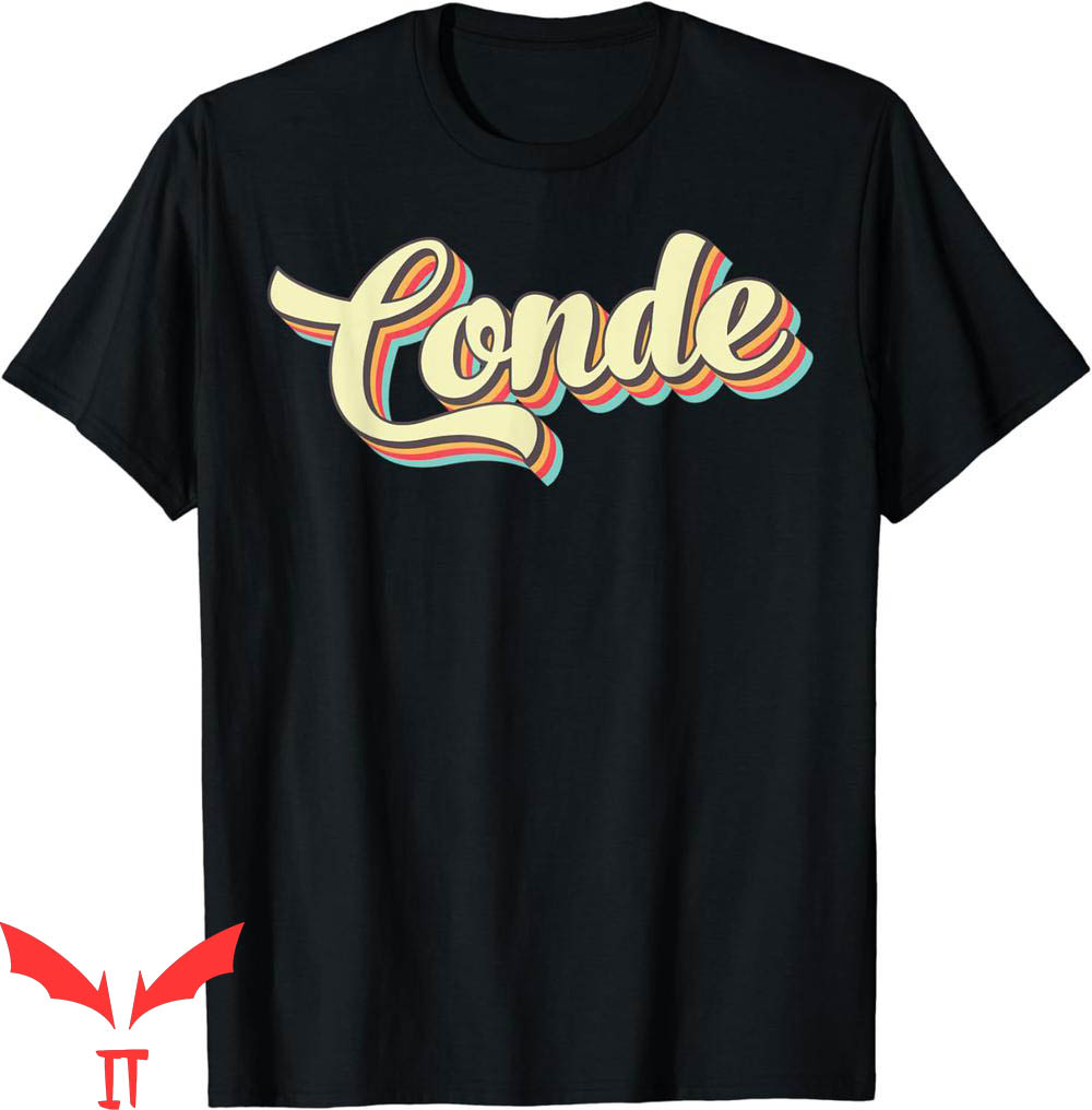 El Conde T-Shirt Conde Retro Art Baseball Font Vintage El Conde T-Shirt Conde Retro Art Baseball Font Vintage