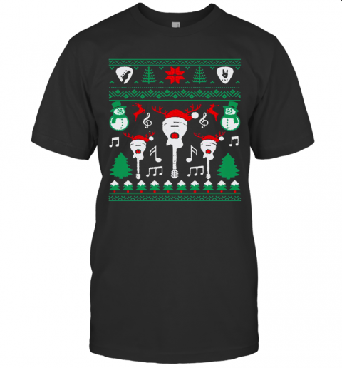 Electric Guitar Ugly Christmas T-Shirt Electric Guitar Ugly Christmas T-Shirt