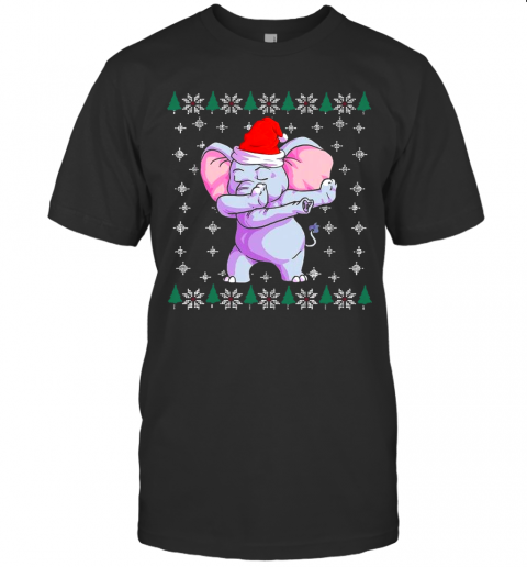Elephant Christmas Boys Santa Hat Lover Gift T-Shirt Elephant Christmas Boys Santa Hat Lover Gift T-Shirt