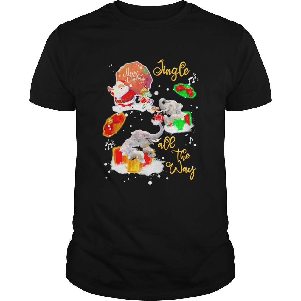 Elephant Jingle all the way Christmas 2020 shirt Elephant Jingle all the way Christmas 2020 shirt