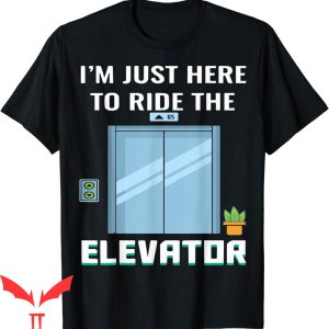 Elevator Game T-Shirt Mechanic Engineer Funny Jersey