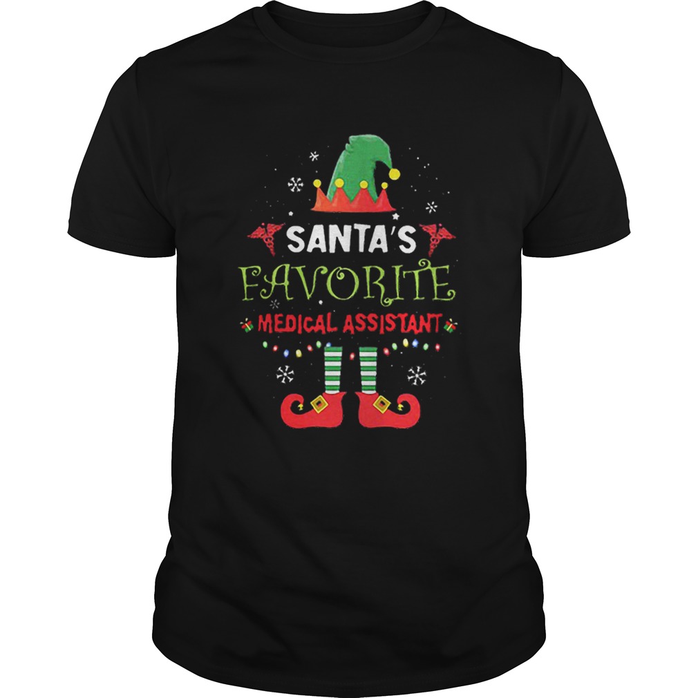 Elf Santas favorite medical assistant shirt Elf Santas favorite medical assistant shirt
