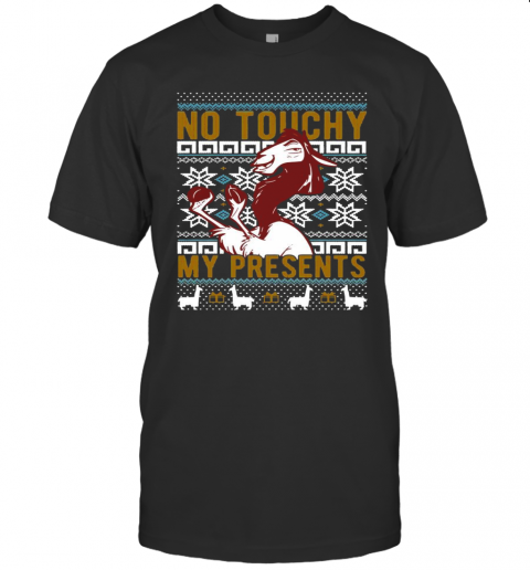 Emperor'S New Groove Kuzco No Touchy Ugly Christmas T-Shirt Emperor'S New Groove Kuzco No Touchy Ugly Christmas T-Shirt