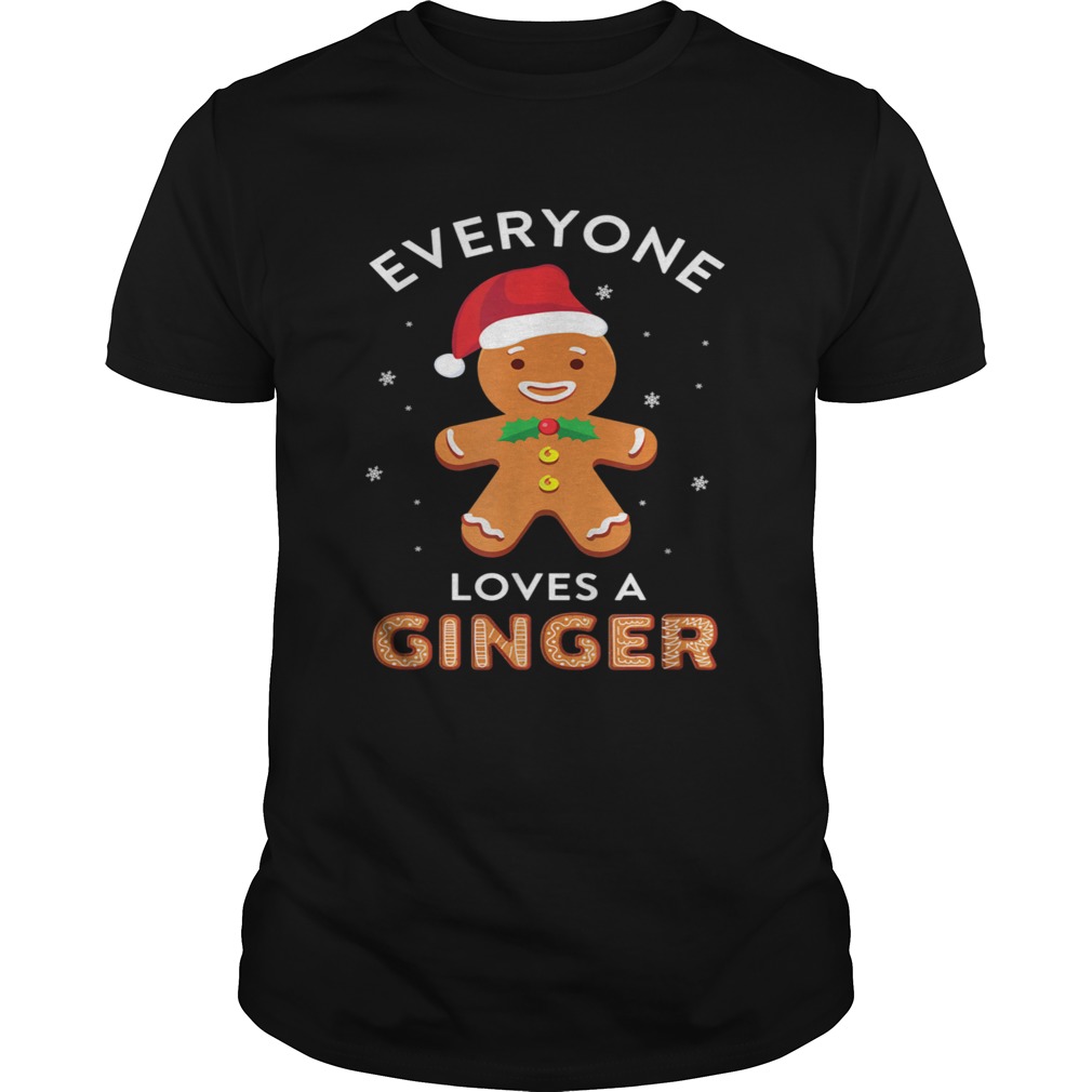 Everyone Loves A Ginger Christmas shirt Everyone Loves A Ginger Christmas shirt