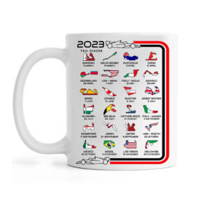 F1 2023 Calendar Mug