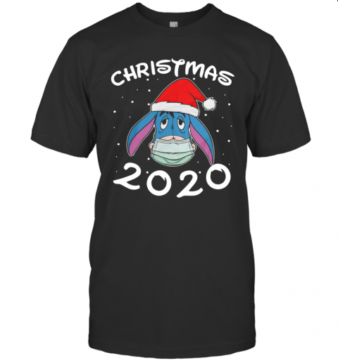 Face Eeyore Santa Wear Mask Merry Christmas 2020 Christmas T-Shirt Face Eeyore Santa Wear Mask Merry Christmas 2020 Christmas T-Shirt