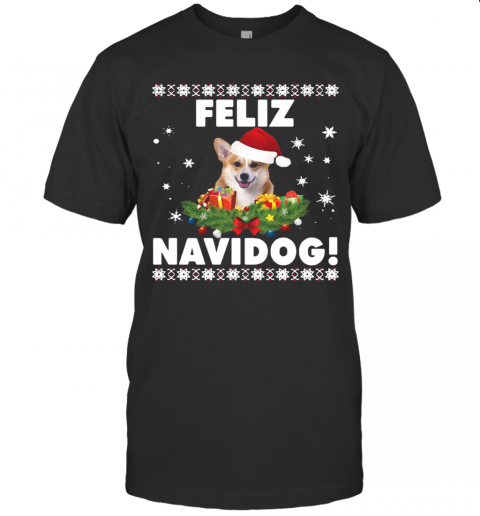 Feliz Navidog Corgi Dog Ugly T-Shirt Feliz Navidog Corgi Dog Ugly T-Shirt